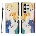 thumbnail image 1 of FOXDOCK Funda Tipo Cartera para Samsung Galaxy S23 Ultra con Soporte y Correa – Diseño de Patrones Lindos, 1 of 6