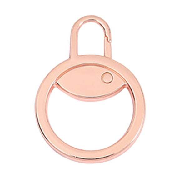 Fufafayo Detachable Zipper Pull Tabs, Zipper Pull Replacement, Detachable Zipper Handle Extender, Metal Zipper Pull Tab, for Jackets, Bags, Luggage, Easy to Install, Lobster Clasp Design