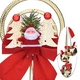 thumbnail image 3 of Campanas de decoración de fiesta de Navidad, decoraciones colgantes para puertas de casa, decoraciones navideñas MFZFUKR CPB-CJZ215-4, 3 of 5
