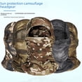 thumbnail image 1 of Casco de ciclismo Máscara de camuflaje con protección solar Máscara para exteriores Tejido de malla de secado rápido Casco protector para senderismo a prueba de viento, 1 of 5