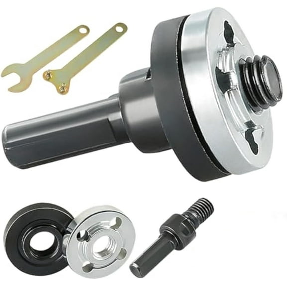 Angle Grinder Attachments, Electric Drill Angle Grinder Connecting Rod Set, Metal for 10 to 13 mm Hand Drill Models