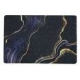 thumbnail image 1 of Tapete Marmoleado Negro/Morado /Dorado, 1 of 2