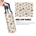 thumbnail image 4 of Yayeee 20oz Insulated Water Bottle Double Wall Stainless Steel with Flip Straw Lid, Cartoon Dog Reading Pattern, 4 of 7