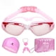 thumbnail image 3 of Gafas de natación Juego de cuatro piezas Tapón para los oídos de una pieza Gafas de natación Miopía Impermeable Antivaho Gorro de natación para adultos, 3 of 4