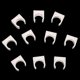thumbnail image 2 of 10 Pcs White PVC Water Supply Pipe Clamps - 20mm Diameter Clips for Secure Plumbing and Home Improvement, 2 of 4