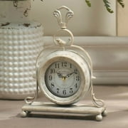Home Decorative Antique-Style Table Clock With Bird