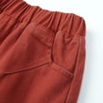 thumbnail image 6 of ROLKFUK Girls Shorts- Soft Casual Cotton Lightweight Summer Shorts Red Size 4 Years, 6 of 9