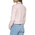 thumbnail image 2 of Women's Levi's® Belted Faux Leather Motorcycle Jacket Color: Biscotti Size: SMALL, 2 of 4