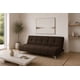 thumbnail image 1 of Sofa Cama Reclinable El Bazar Store New York Chocolate Futon 3 posiciones Sala Love Seat, 1 of 7