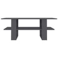 thumbnail image 2 of vidaXL Coffee Table Grey 110x55x42 cm Engineered Wood, 2 of 4
