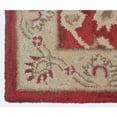 thumbnail image 4 of Rugsotic Carpets Hand Tufted Wool Eco-Friendly Area Rugs - 2'6''x10', Runner, Red Gold, Modern Contemporary Design, High Pile Handmade Anti Skid Rugs for Living Room, Bed Room (K00531), 4 of 6