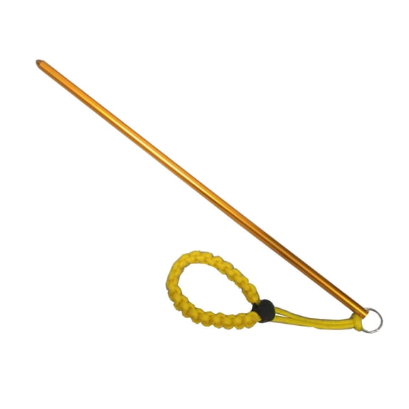 Diving Pointers Rod Aluminium Alloys Tanks Knocker Underwater Shaker Noise Maker Lanyard Rod with Wrist Lanyard