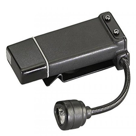 Streamlight 61126 ClipMate USB Rechargeable Clip-On Light with 120V AC Adaptor and Black/White/Red