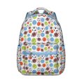 thumbnail image 1 of Softball Sports Students Backpack Baseball Football Soccer Basketball Ball Game School Bag with Team Design, Durable and Adjustable Strap, 1 of 5