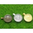 thumbnail image 3 of U8MO DIY Glass Dome With Alloy Base 1/2 Bottle glass vial Pendant 20mm Dome-Silver, 3 of 7