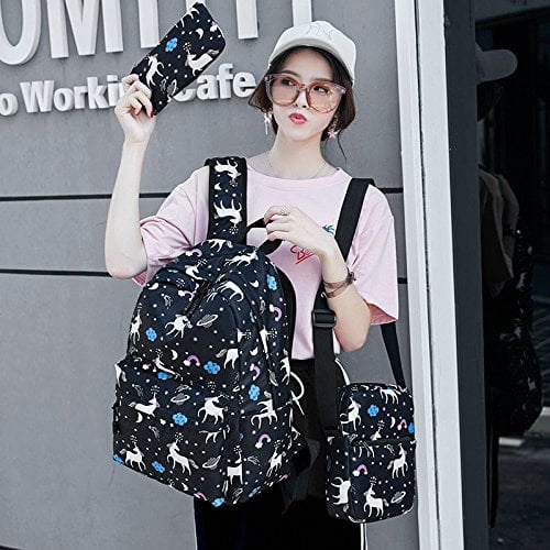 Backpacks School Casual Canvas School Backpack Cool Bag Pencil