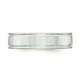 thumbnail image 3 of 925 Sterling Silver 6mm Polished Fancy Band Ring Size 13, 3 of 7