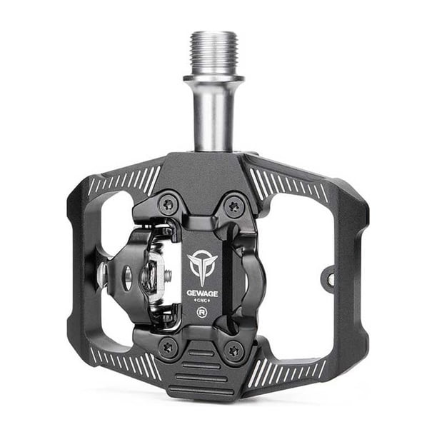 Kenally GEWAGE, 1 par de pedales de bicicleta, aleación de aluminio, impermeable, antideslizante, Pedal de bicicleta de montaña, reemplazo de pie de Accesorios para motos Negro Kenally VI016044-02