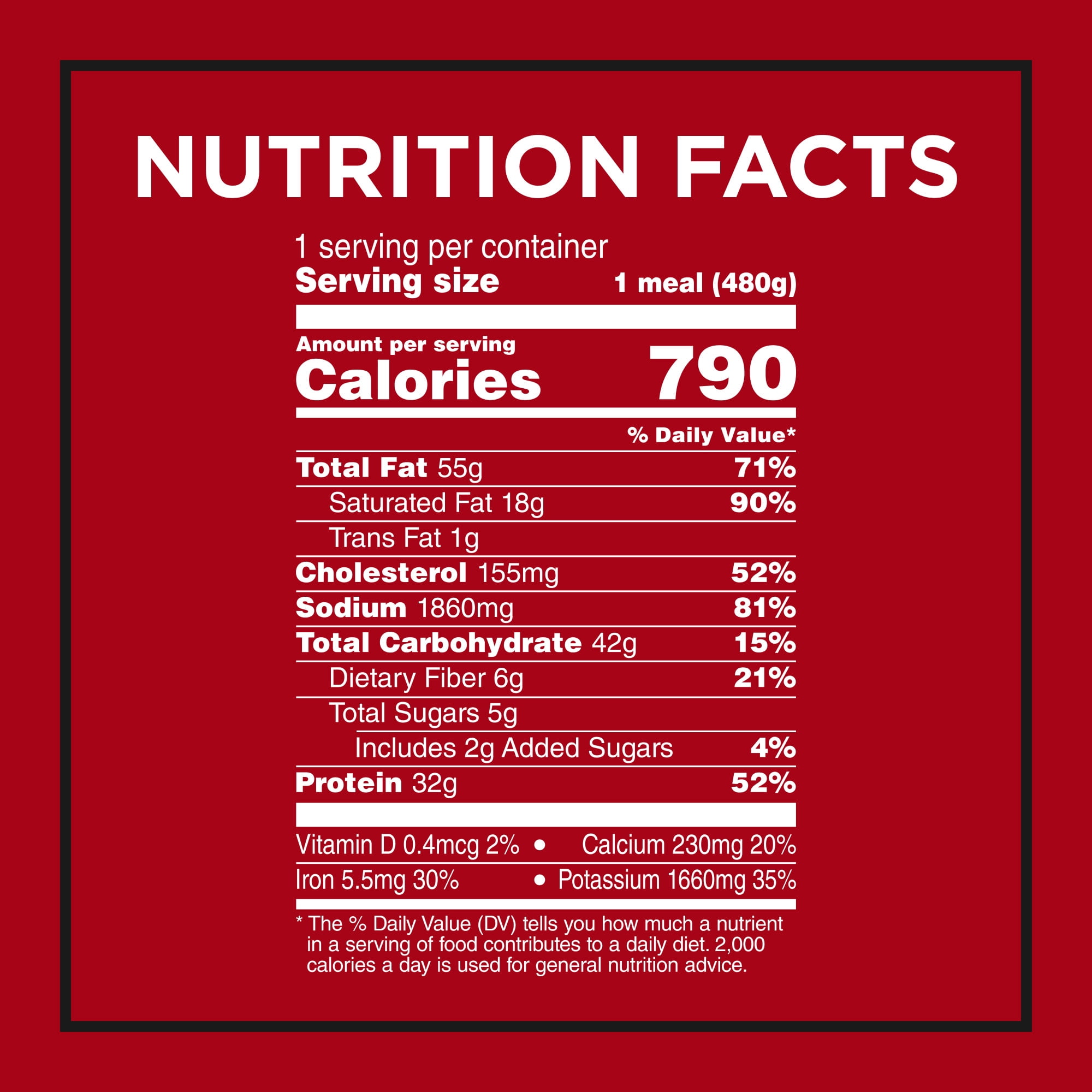 Banquet Mega Meals Salisbury Steak with Mashed Potatoes, 32g Protein, Frozen Meal, 16.95 oz.