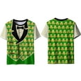 thumbnail image 6 of Ounisa Funny World Women's Holiday Tuxedo T-Shirts Graphic Short Sleeve Novelty Party Costume Top, 6 of 7