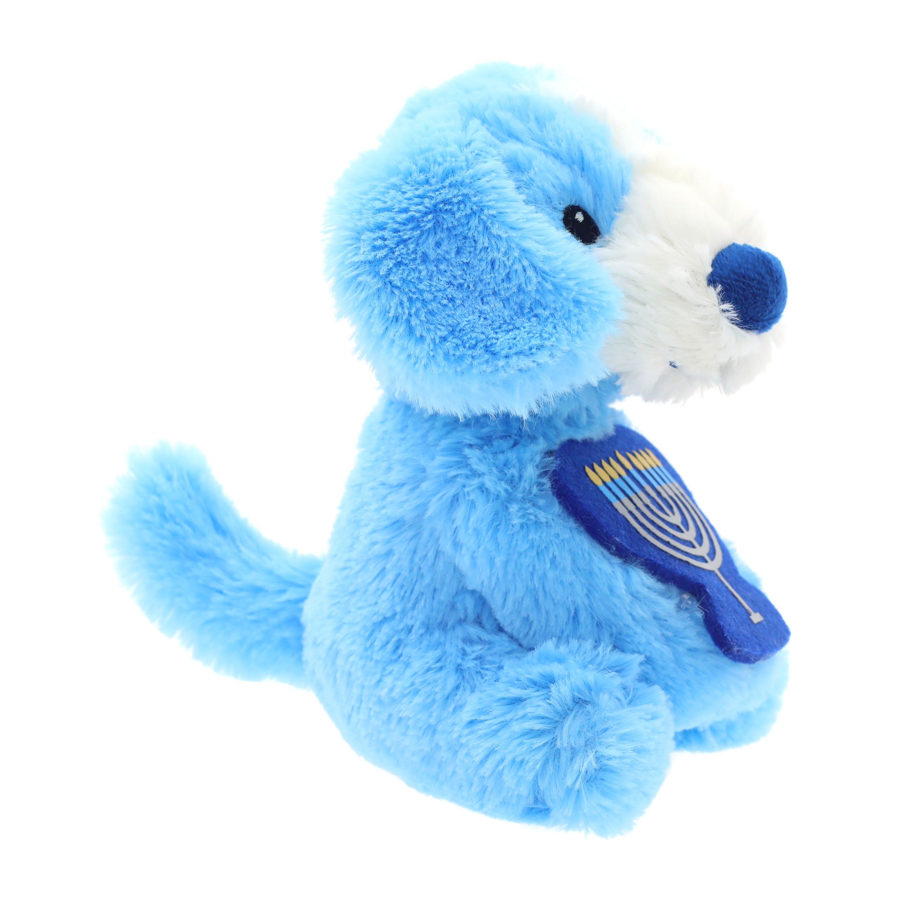 Hanukkah 6.25 in Plush Blue Puppy, Child, by Way to Celebrate