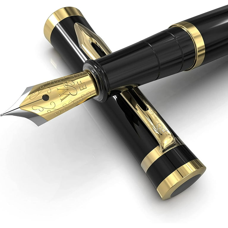 Wordsworth & Black Fountain Pen, Extra Fine Point Ink Pens, Black