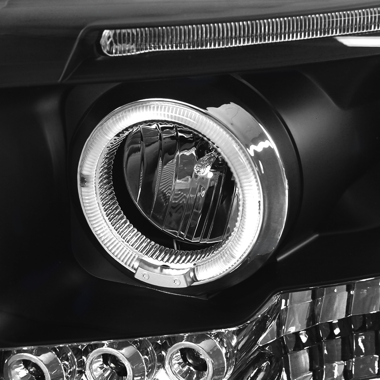 AKKON - For Smoked 2009-2018 Dodge Ram 1500 2500 3500 Halo