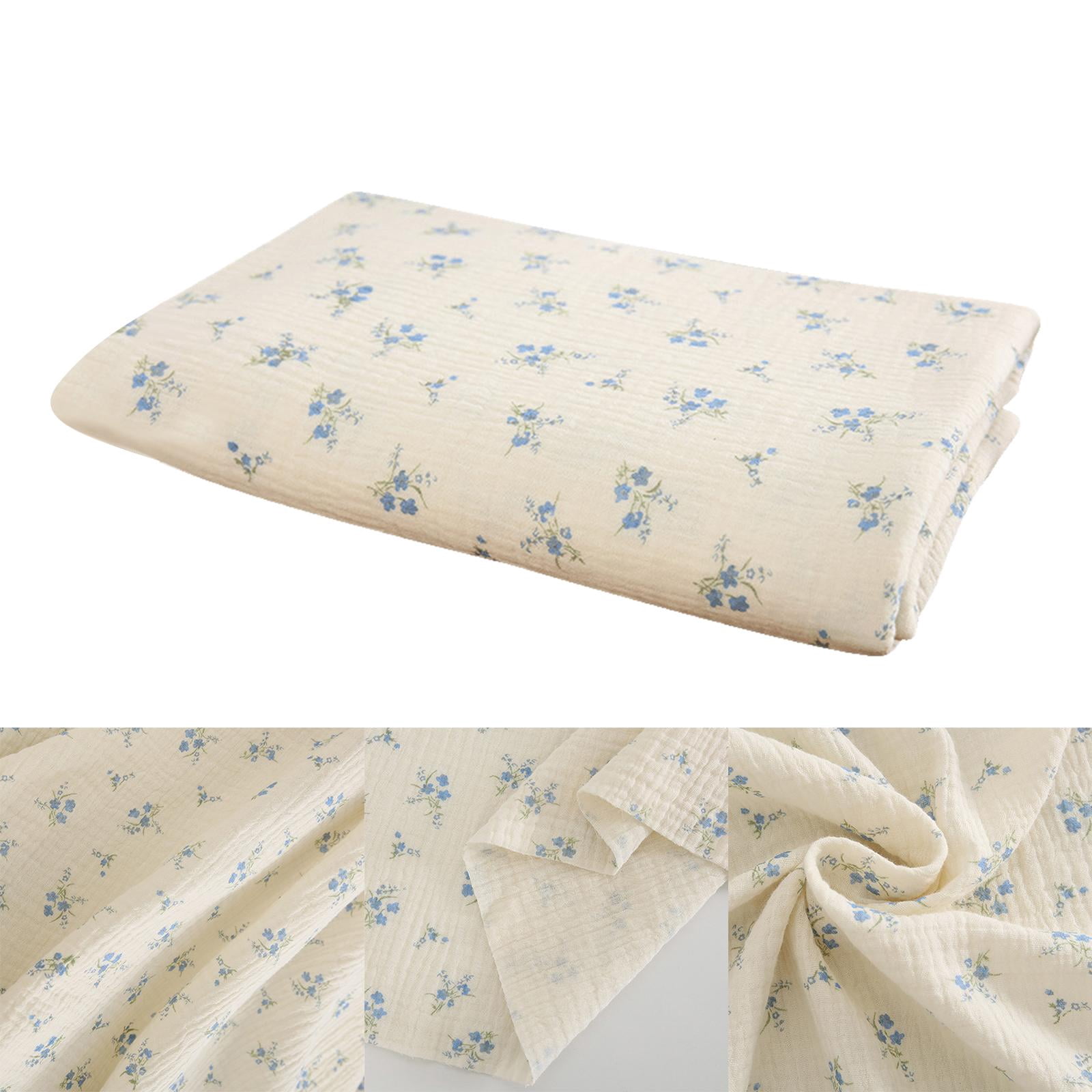 amagogo Cotton Fabric Quilting Fabric Multifunctional Patchwork Sewing Cloth,Flowers Print Quilting Fabric for Sewing Crafting Making