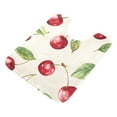 thumbnail image 7 of Yayeee Bath Rug for Bathroom Floor Non Slip Contour Fluffy Soft Absorbent Mat, 20"x24", Watercolor Cherry, 7 of 7