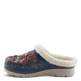 thumbnail image 3 of Spring Step L'Artiste Honestela Women’s Embossed Leather Clogs with Tapestry Upper - Sherpa Lined Slip-On for Warmth and Cushioned Wedge Heel Comfort Clog, 3 of 9