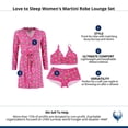 thumbnail image 7 of Love to Sleep  Martini Robe Lounge Set (Women), 7 of 7
