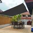 thumbnail image 4 of Under $5! Saving! xgfhyjeh Outdoor Sun Shades Canopy for Patio, Rectangle Solid Cloth Shade Sails, Fabric UV Block Sunshade for Lawn Room Plants Backyard Garden, 2M*2M, 4 of 7