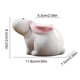 thumbnail image 3 of Maceta mini maceta de cerámica Decoración blanca de sobremesa – maceta clásica de interior del tamaño de un pulgar, diseño estable, fácil de limpiar, 2 tamaños, 1 maceta incluida, 3 of 6
