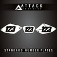 thumbnail image 2 of Attack Graphics Number Plate Backgrounds for Honda CRF250X 2015, 2 of 2