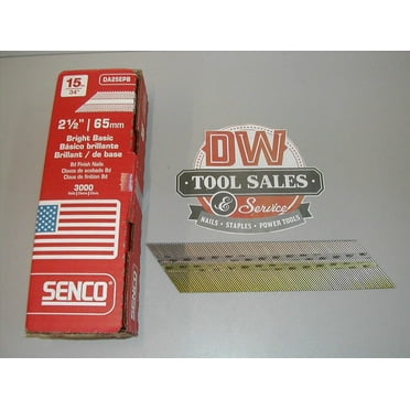 Senco Finish Nails Da 15 Ga 2-1/2 " Box Of 3000