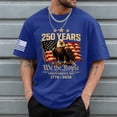 thumbnail image 2 of Ramiter 4th of July Shirts for Men USA Flag Patriot T-Shirts American Flag Tee Tops(Blue,M), 2 of 5