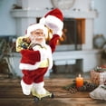 thumbnail image 3 of Christmas Animated Electric Santa Toys Electric Santa Toy for Shelf Tabletop, 3 of 8