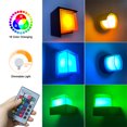 thumbnail image 2 of Mistaha A C85-265V 5 W LEDs Wall Mounted Light Night Lamp with Remote Controller Control, 2 of 8