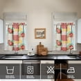 thumbnail image 4 of Kitchen Curtains 36 Inch Short - 3 Panel Set, Vintage Floral Butterfly Bee Botanical Print, Rod Pocket Window Curtain for Farmhouse, Modern Rustic, Spring Summer Decor, Easy Wash, 4 of 6