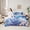 Blue, variant on Manfei Lovaly Axolotl Bedding Twin Size,Ocean Sealife Comforter Sets with Sheets,Pink Corstars Print Bedding Sets Twin Size,Super Cozy Room Decor Reversible,7pcs