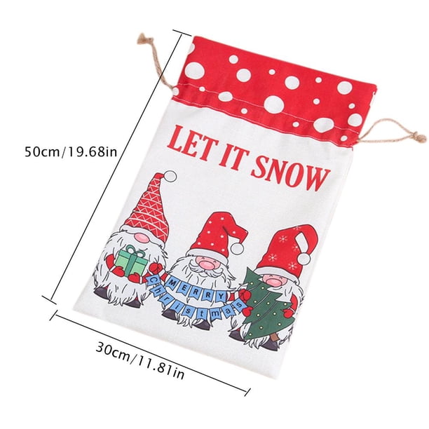 Bolsas de regalo con cordón de Navidad Saco de Goodie de dibujos animados Bolsa de regalo para niños (05) Sywqhk Libre de BPA