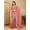 Baby Pink, variant on Designer Fendy Soft Net Saree Adorned With Swarovski Embellishments And Beautiful Cutwork Detailing – Lavender