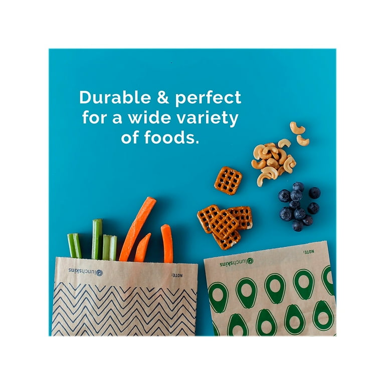 Lunchskins Compostable Food Storage Snack Bags Bear Design 50 Bags - Eco-Friendly Recyclable Made Without PFAS and BPA Lunchskins Compostable Food Storage Snack Bags Bear Design 50 Bags - Eco-Friendly Recyclable Made Without PFAS and BPA