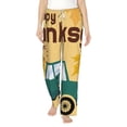 thumbnail image 2 of Lsque Happy Thanksgiving Day Print Women's Pajama Pants, Lounge Pant - Comfortable Home Wear,Elastic Waistband, Stylish Design-Medium, 2 of 9