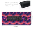 thumbnail image 3 of Disketp Retro Palms Gaming Mouse Mat Long Extended Mouse Pad Desk Mat Non-Slip Rubber Mice Pads Stitched Edges(315.5 x 16 x 0.12 Inches), 3 of 8