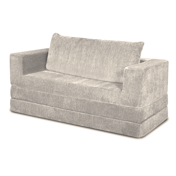 SILLÓN SOFÁ CAMA CHENILLE IVORY