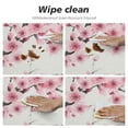 thumbnail image 4 of PIKWEEK  Round Table Cover, Waterproof Reusable Table Cloth Round Fitted Vinyl Tablecloth with Elastic Edged for Parties Outdoors, Hand Drawn Spring Cherry Blossoms, 4 of 7