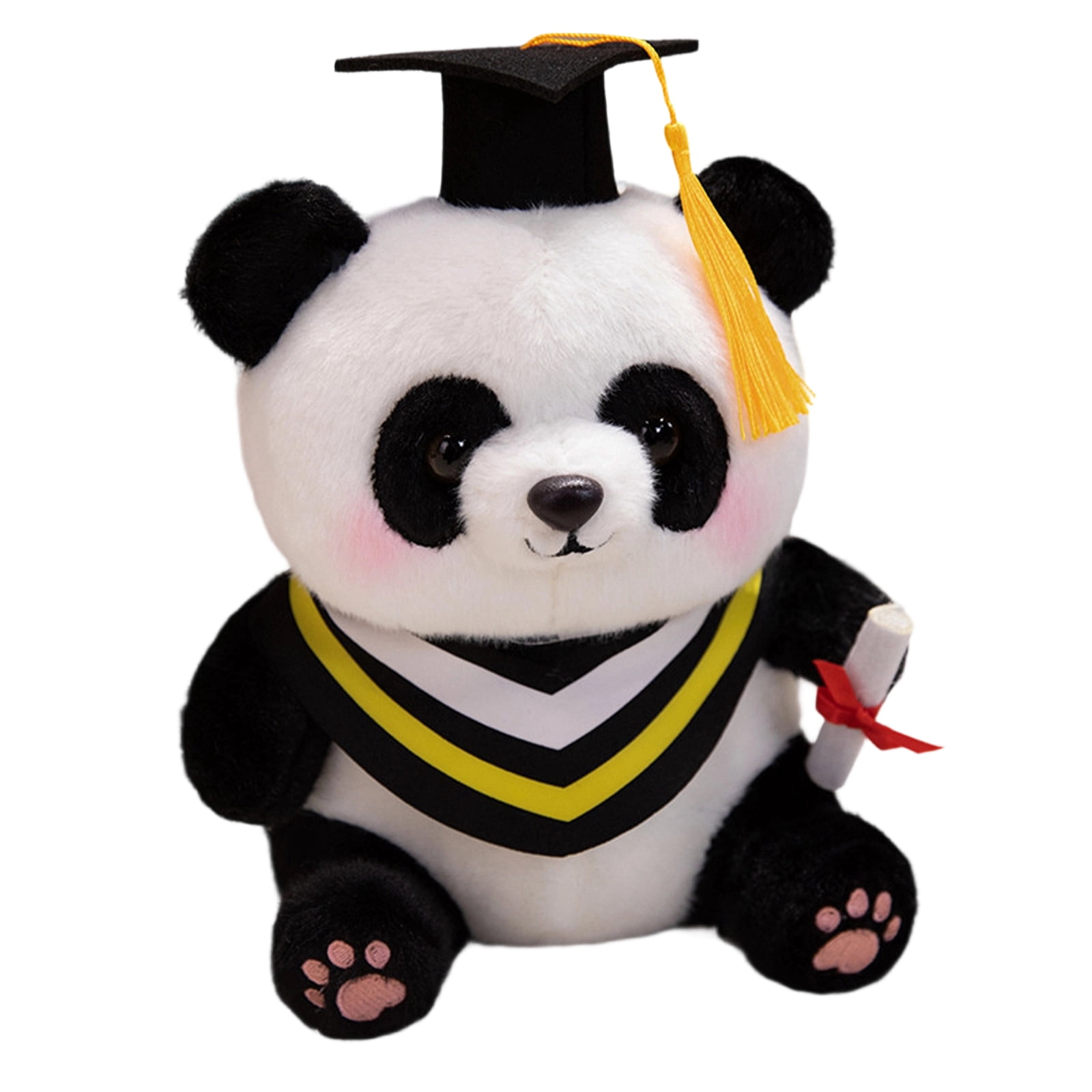 9 Inch Graduation Stuffed Animal | Panda Stuffed Animal Graduation Plush with Cap and Gown Decorations for Graduation Gift Single Pack