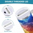 thumbnail image 5 of 40 Oz Car Handle Water Bottle Water Cup Water Bottle Water Jug Coffee Cup Travel Water Bottle Super Beautiful Rainbow, 5 of 8