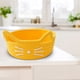 thumbnail image 3 of Cesta organizadora de hilo de algodón con diseño de orejas de gato, con tejido para oficina, hogar, cosméticos, aperitivos, escritorio, Aestivo | Amarillo | AESTIVO, 3 of 7